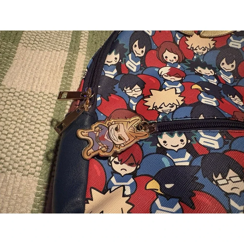 My Hero Academia Chibi Balloons Mini Backpack Bag All Over Print Bioworld